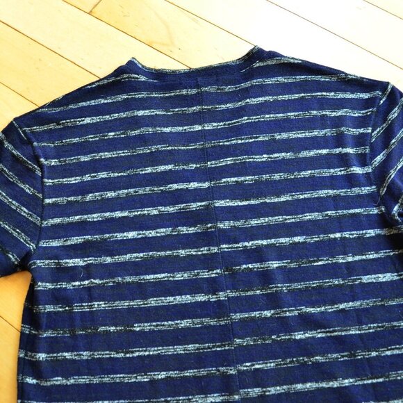 Rag & Bone The Knit Stripe V-Neck T-Shirt XS - Picture 9 of 11